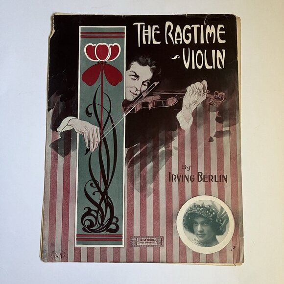 1910s Vintage Sheet Music Everybody's Doin' It Now - Ragtime Violin - Picture 2 of 16